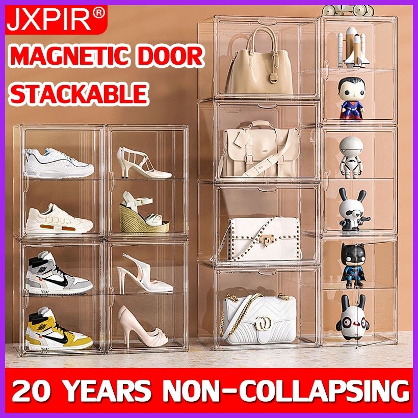 transparent acrylic sneaker shoes rack shoe box cabinet shoe shoe rack ...