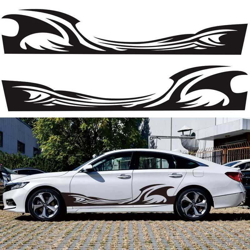 Car Modified Body Waistline Ribbon Pull Car Scratch Car Sticker Cover ...