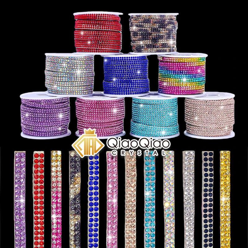 QIAO 10Yards/Roll Self-adhesive Rhinestone Trim | Shopee Philippines