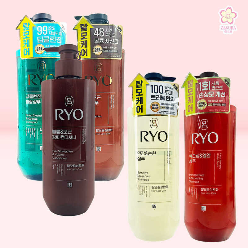 Ryo Damage Care & Nourishing / Hair Strengthen Volume Deep Cleansing ...