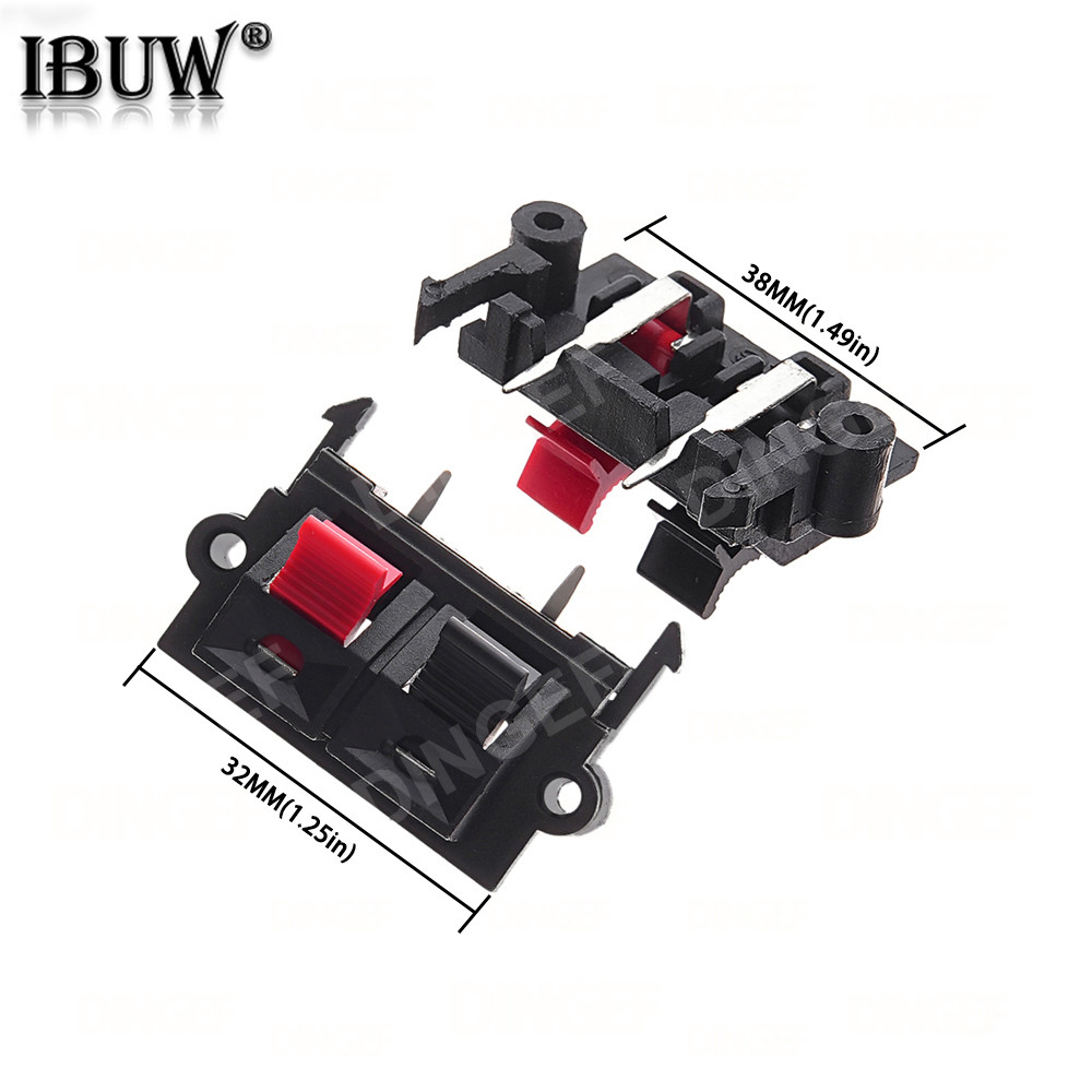 5PCS Plastic 2/4/6/8/12 Positions Connector Terminal Push In Jack ...