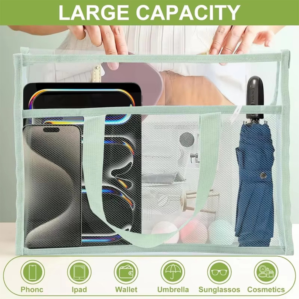 PVC Handheld File Bag Document Bag With Handle Large Capacity Portable ...
