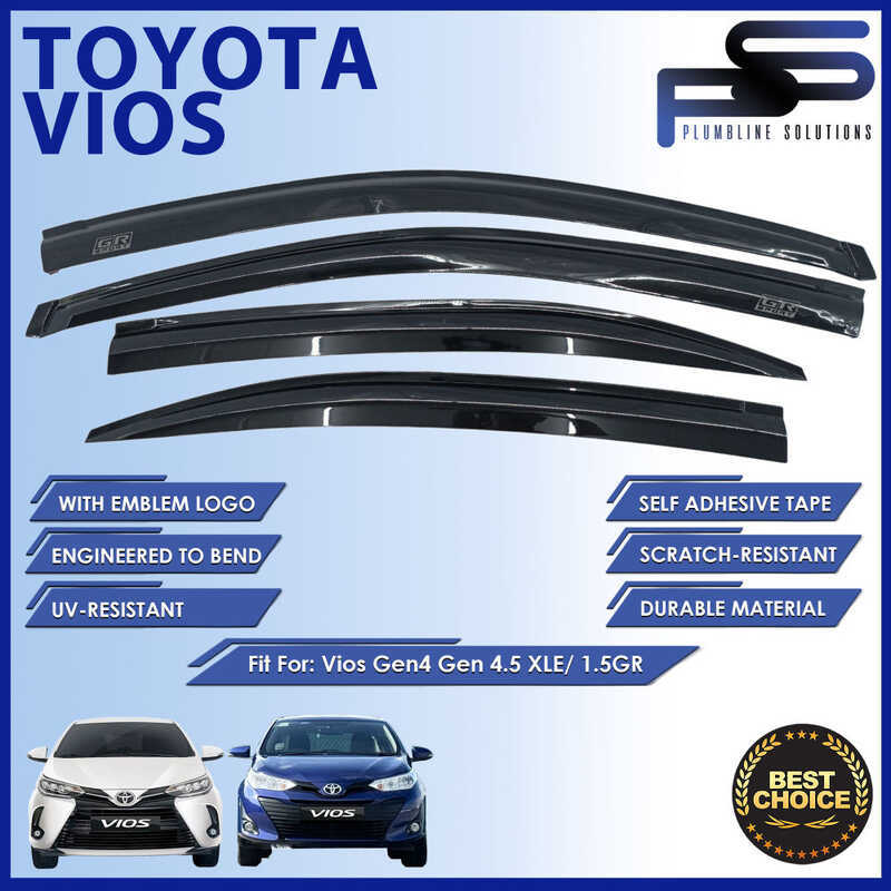 Visor Window with Logo for Toyota Vios Gen1 2003 2004 2005 Gen3 2014 ...