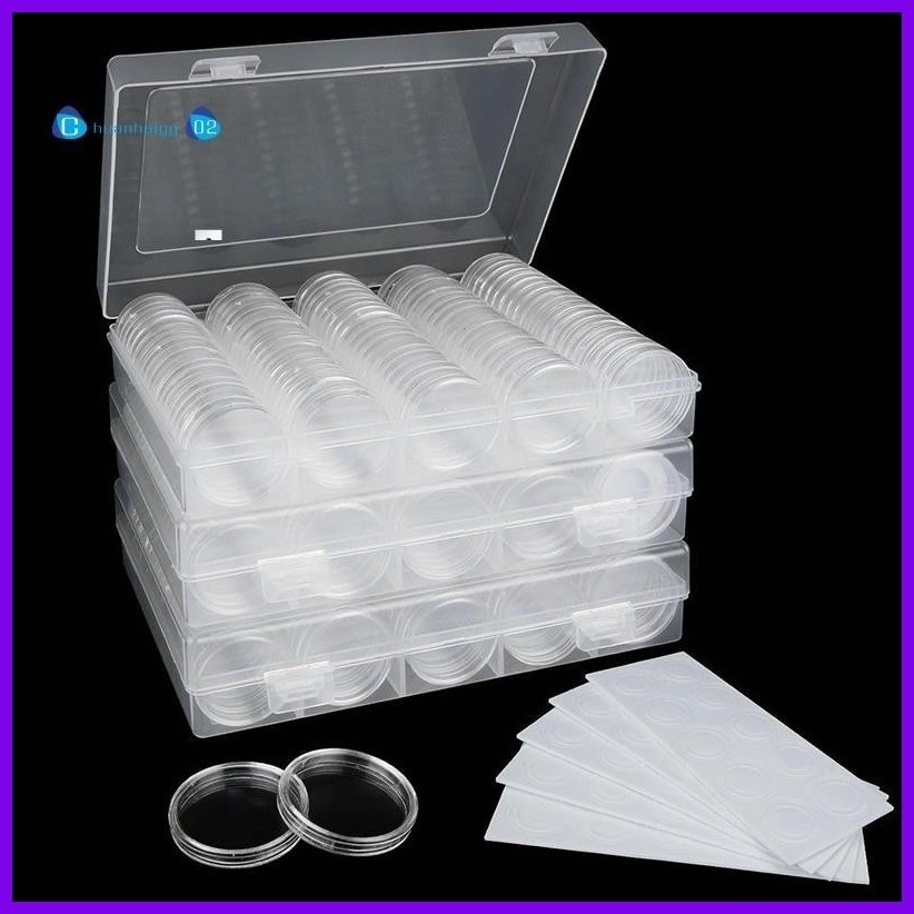 Coin Capsules Box with Foam Protect Gasket(17/20/25/27/30mm) | Shopee ...