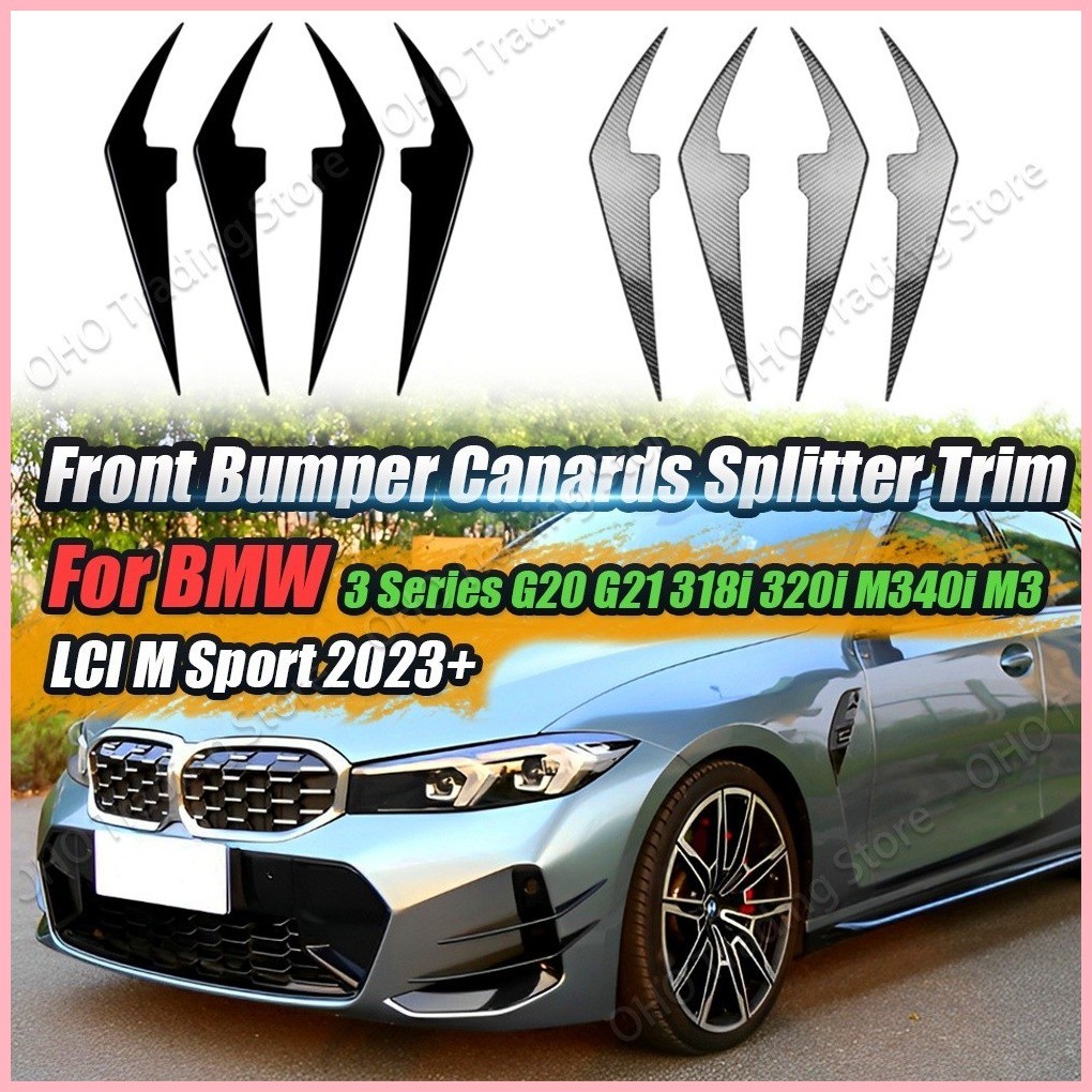 Front Bumper Canard For BMW 3 Series G20 G21 320i 325i 330i M340i M ...