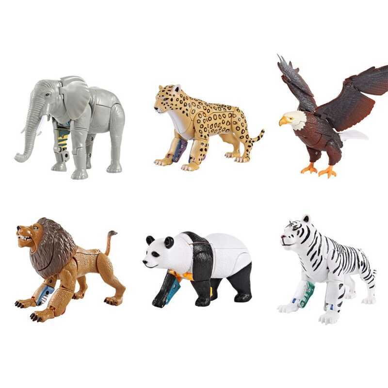 Tiger Eagle Transform Animals Robot Zoo Lion Elephant Model ...