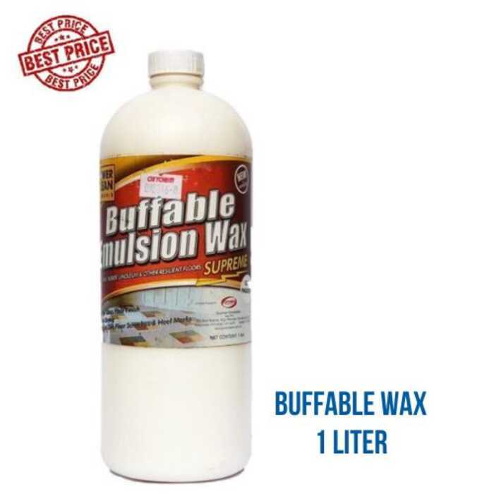 Concentrated Buffable Floor Wax Polish SUPREME Liter Emulsion Shine ...