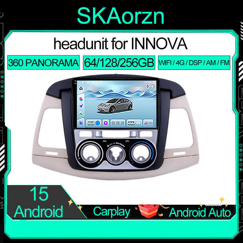 Skaorzn 9Inch For Toyota Innova 2005-2011 Android15 64 128 256Gb ...