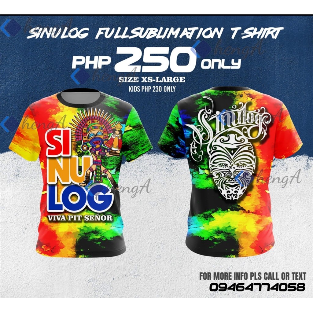 (xinghe88) [Custom Name]2026 SINULOG SHIRTM FULL SUBLIMATION T-SHIRT ...