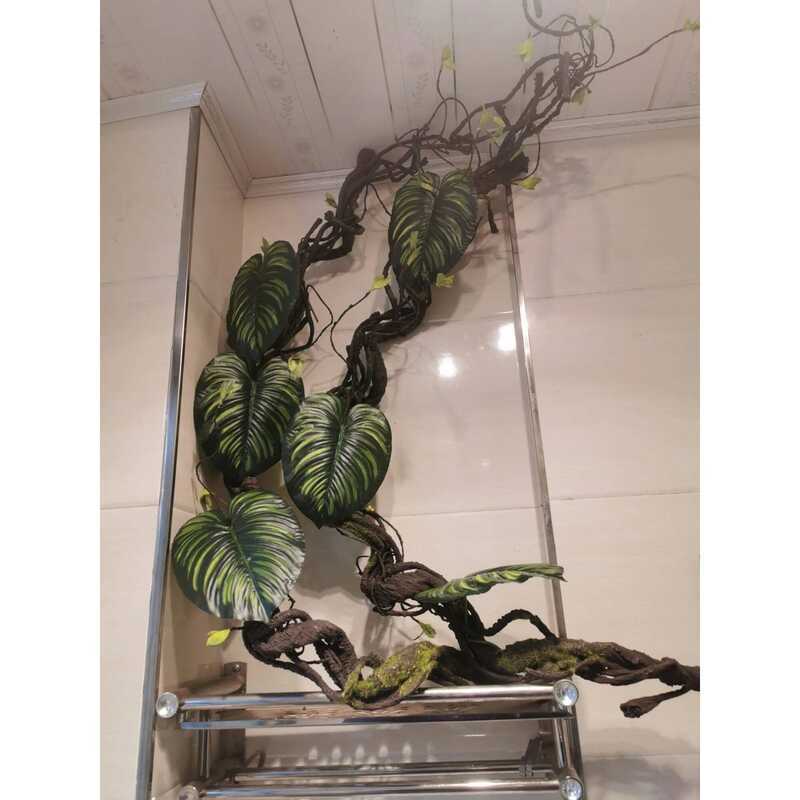 Artificial 1.75M Plant Diy Rattan False Leaves Freely Bend And Hang On ...
