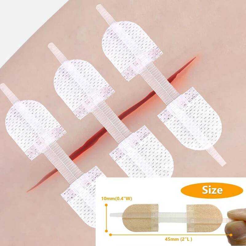 1pc 45*10mm Breathable Strap Zipper Closure Patches Seamless Elastic ...