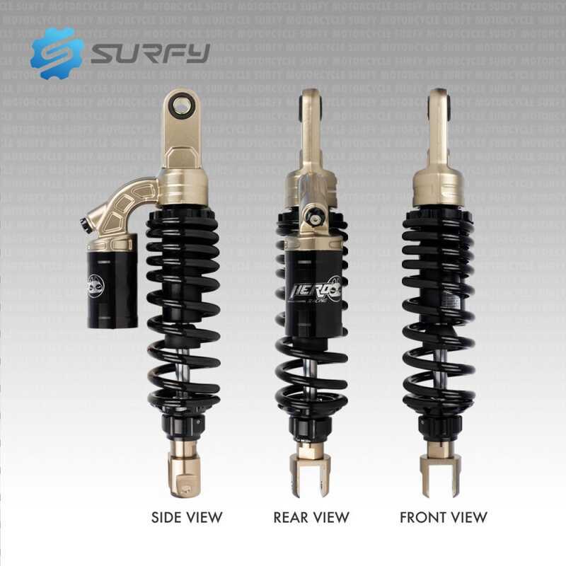 Racing Hero Rear Shock Gas Absorber 325Mm For Click 125/150 V3 Mio M3 ...