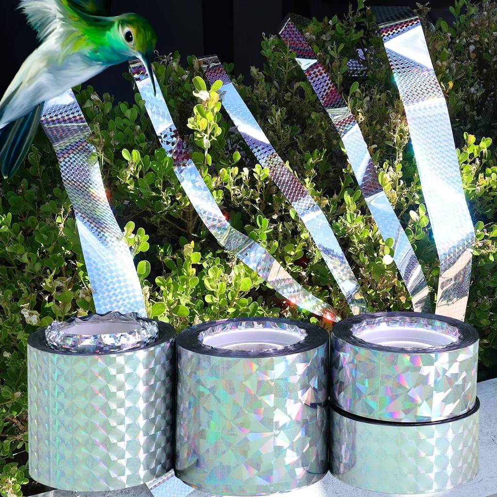 Repeller Bird Hawks Pigeon Flashing Reflective s Anti-Bird Scare Double ...