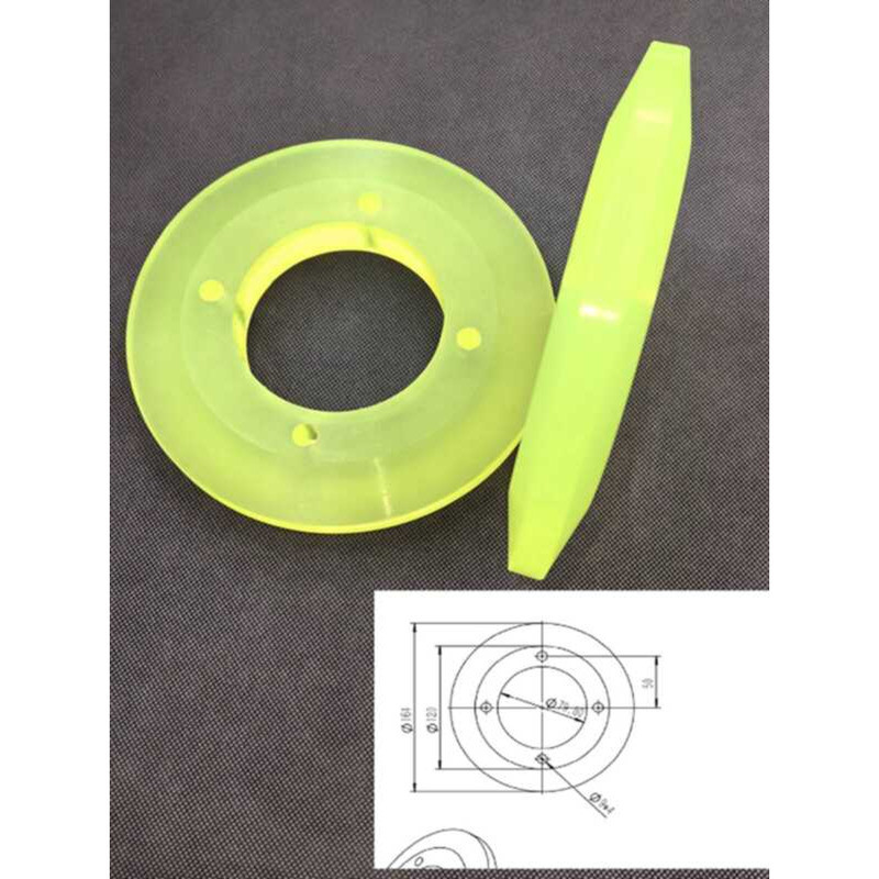 Polyuethane PU Floo Heating hine Wapped Packing Conveyo Wheel Rubbe ...