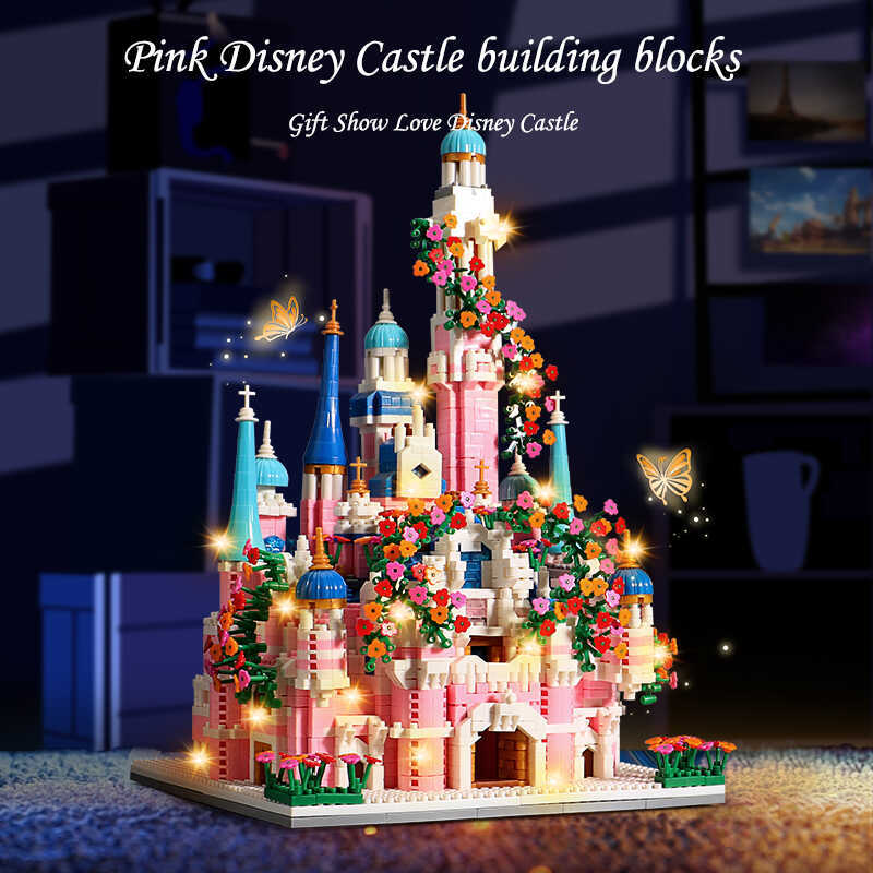 F Disney Princess Castle Assembled Building Blocks Toy Series Online ...
