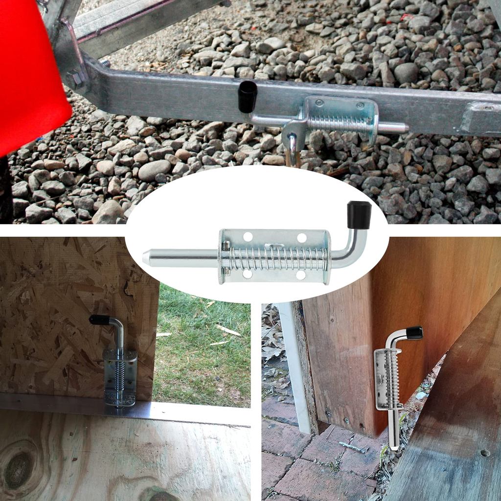Heavy Duty Spring Latch Metal Lock/Galvanized Pins 22mm/Barrel Bolt ...