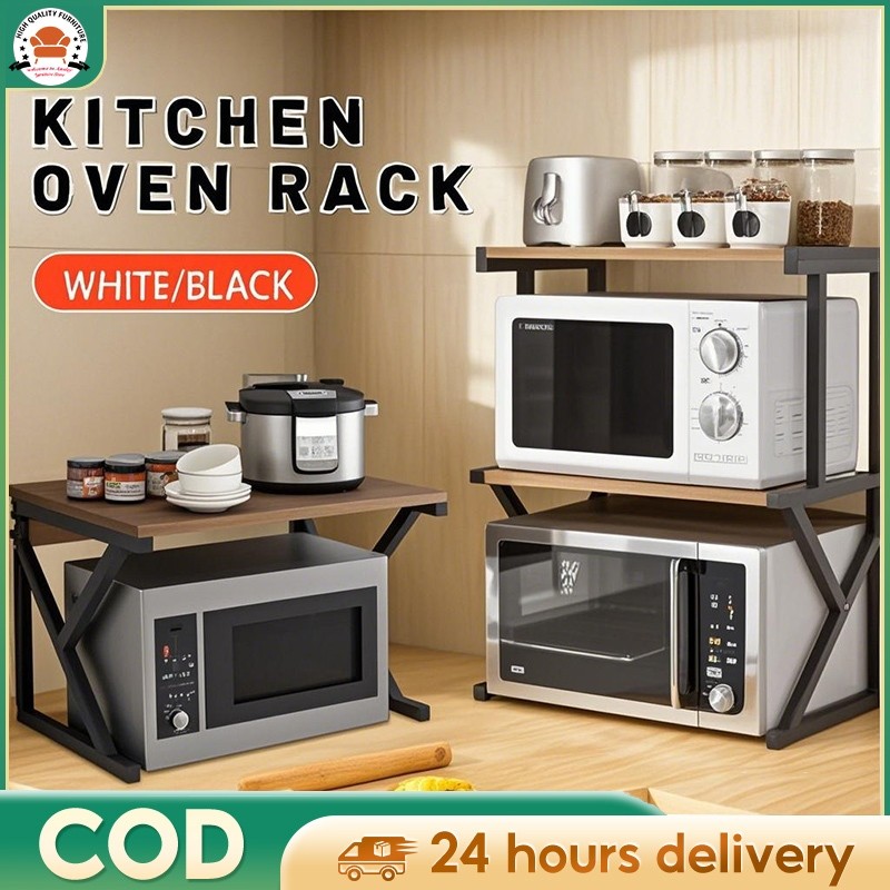 Kitchen Microwave Rack Adjustable Oven Rack Kitchen rganizer Microwave ...