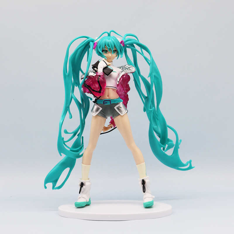 Anime 2D Girl Model Mima Miku Figure Desop Case Ornament Hatsune Miku ...