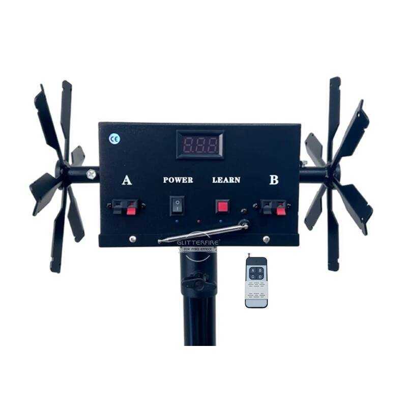 Y Double Rotating Wireless Remote Stage Equipment Single Wheel Windmill ...