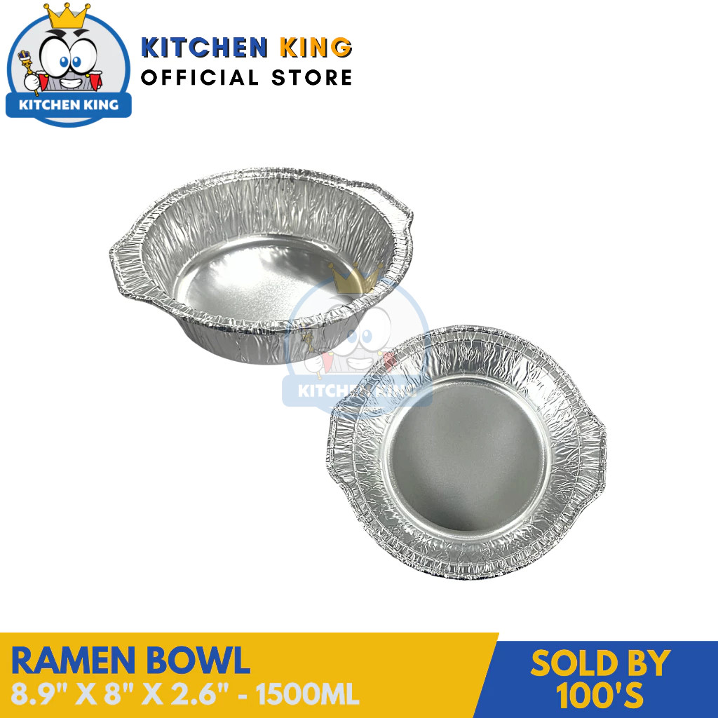 [100pcs] Aluminum Foil Ramen Bowl - AC226 | Ramyun Cooker Container for ...