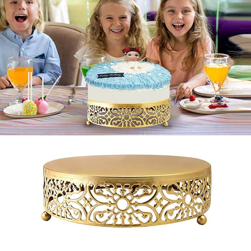 8/12 inch hollow circular metal cake rack, dessert cheese paper cup ...