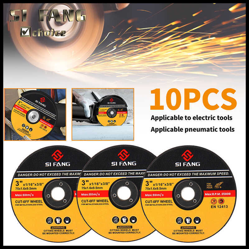 3 Inch Cutting Cut Off Wheel Angle Grinder Disc Slice Fiber Reinforced ...