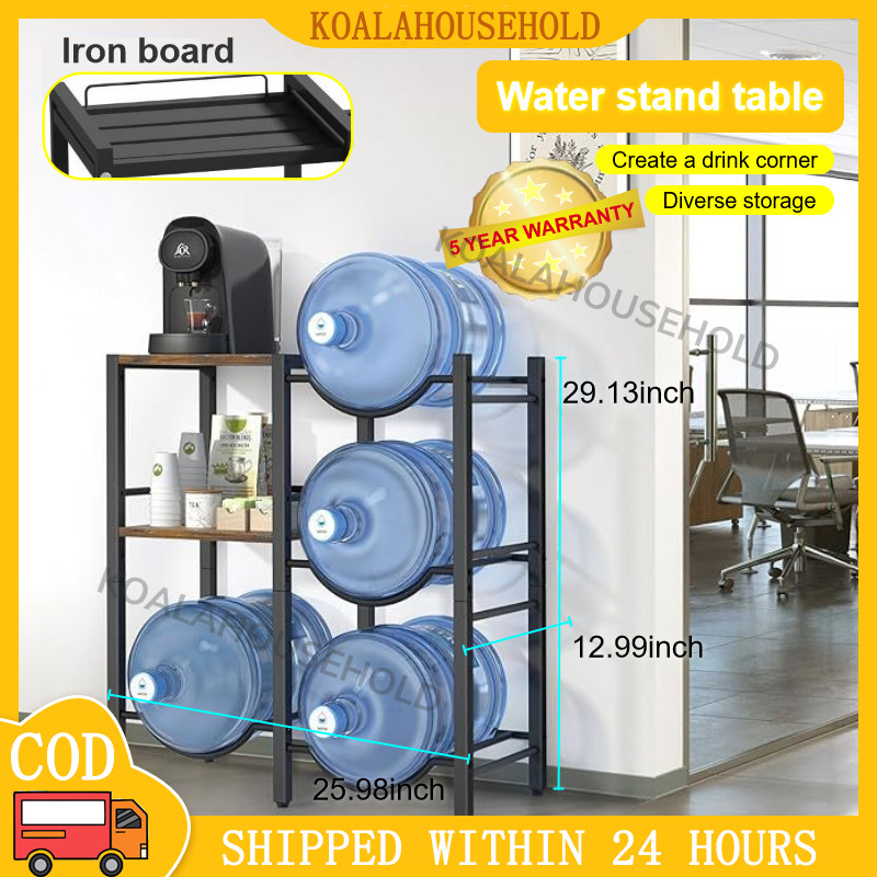 Water stand table wooden heavy duty stable board water dispenser rack ...