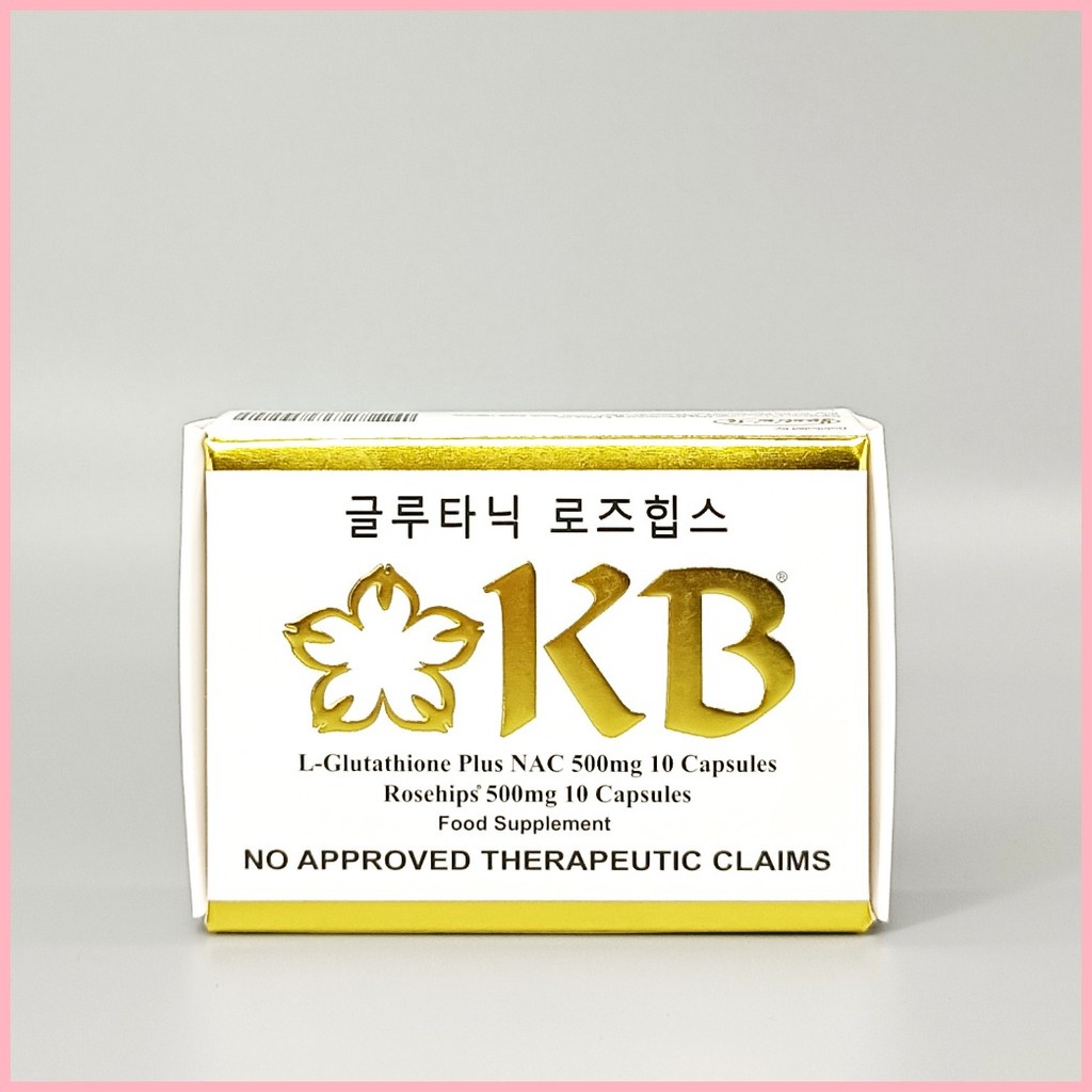 kb glutathione capsule ◹ ◐ KB L-Glutathione plus NAC 10's + KB Rosehips 10's New Packaging 500mg  per Capsule