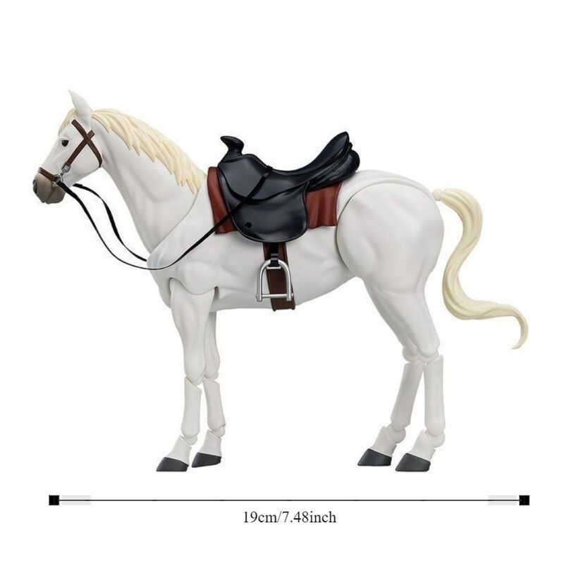 Multi-Jointed QUIBEE Horse Ferrite Action Figure PVC Movable Horse ...