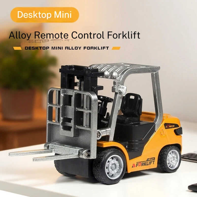 lable] Alloy RC Forklift Truck With Lifting Function 24Ghz Remote Jdd ...