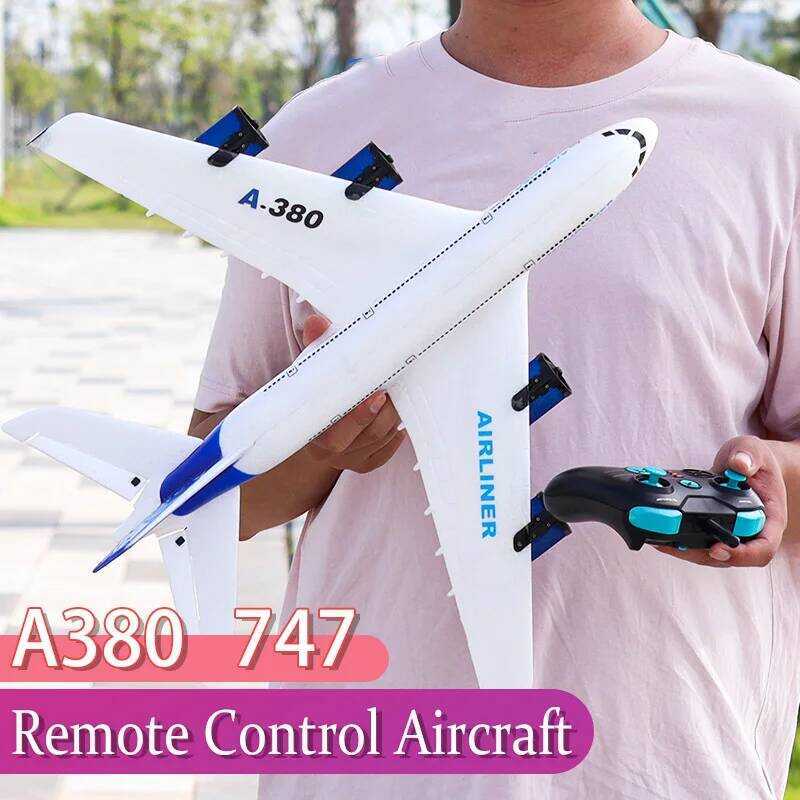 Remote Control A380 Aircraft 747 Airbus Fixed Wing Foam Aircraft Model ...