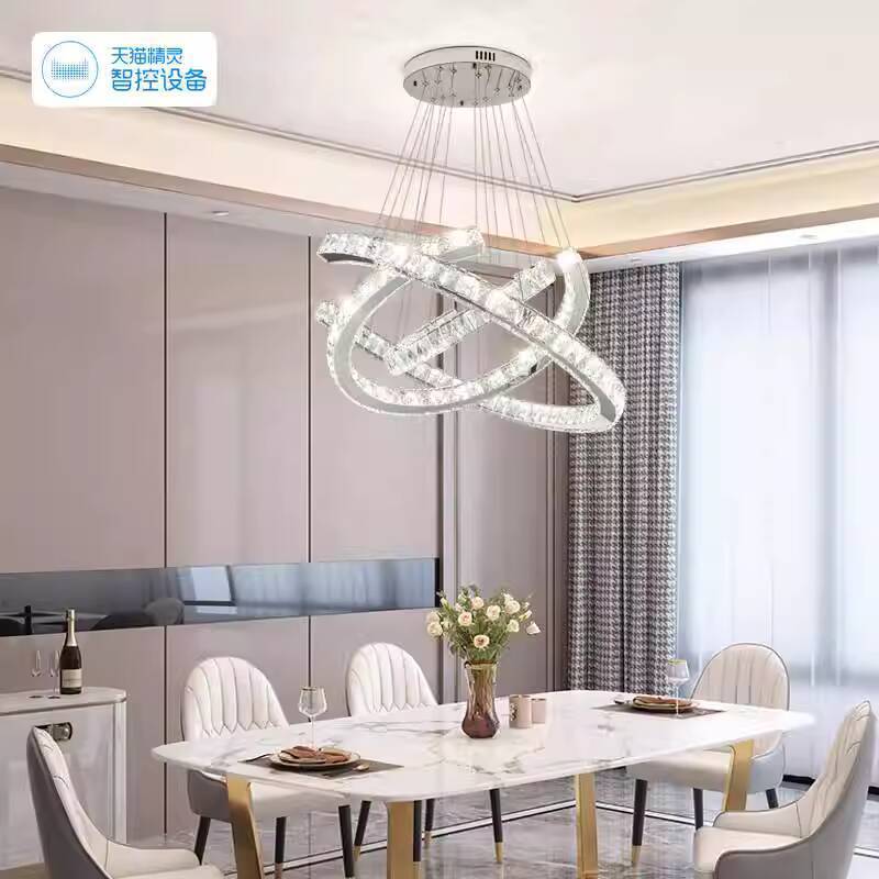 Bo Yong Creative Personality Crystal Chandelier Modern Simple Living ...