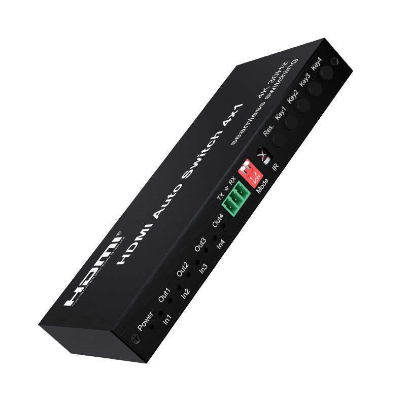 Seamless Automatic Switcher with Audio Separation Four In One Out ...