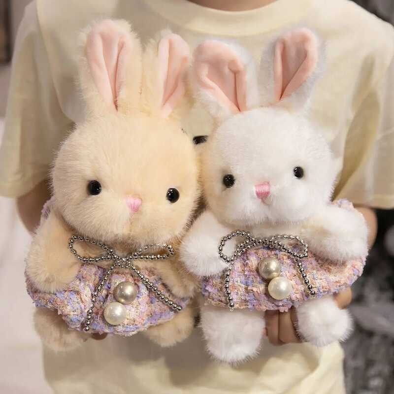 Cute Rabbit Plush Toy Stuffed Animal B Rabbit Wear Skirt Sweater ...