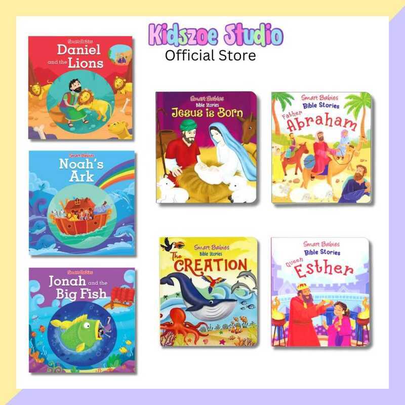 Smart Babies Bible Board Books Bedtime Stories Inspirational Cf7 ...