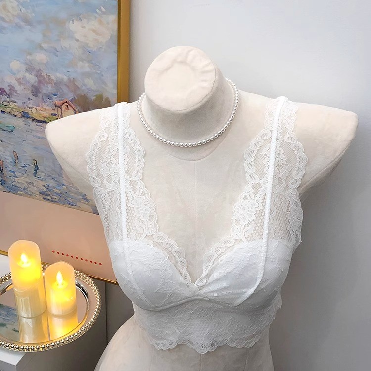 French High-luxury Lace Underwear For Women With Small Breasts, Sexy ...