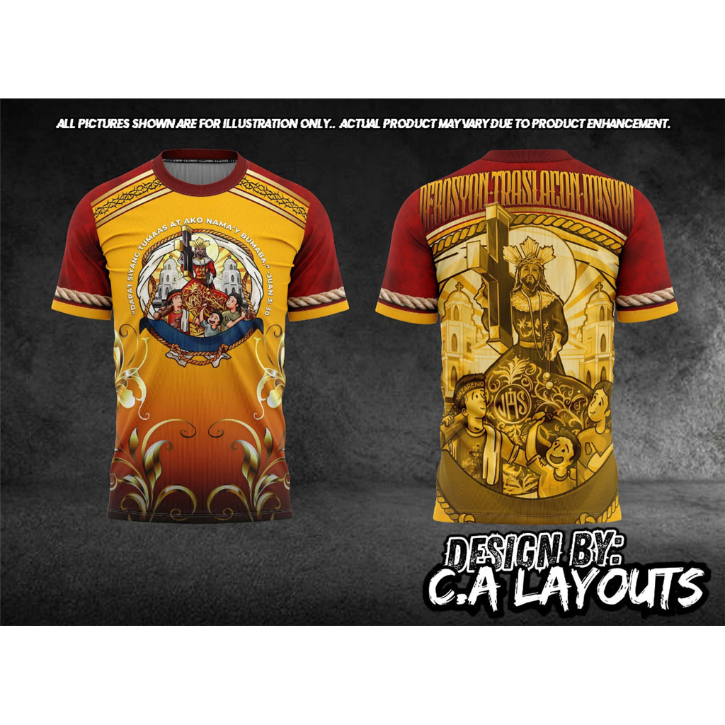 [Custom Name]Nazareno 2026 SHIRT FULL SUBLIMATION T-SHIRT Filipino ...