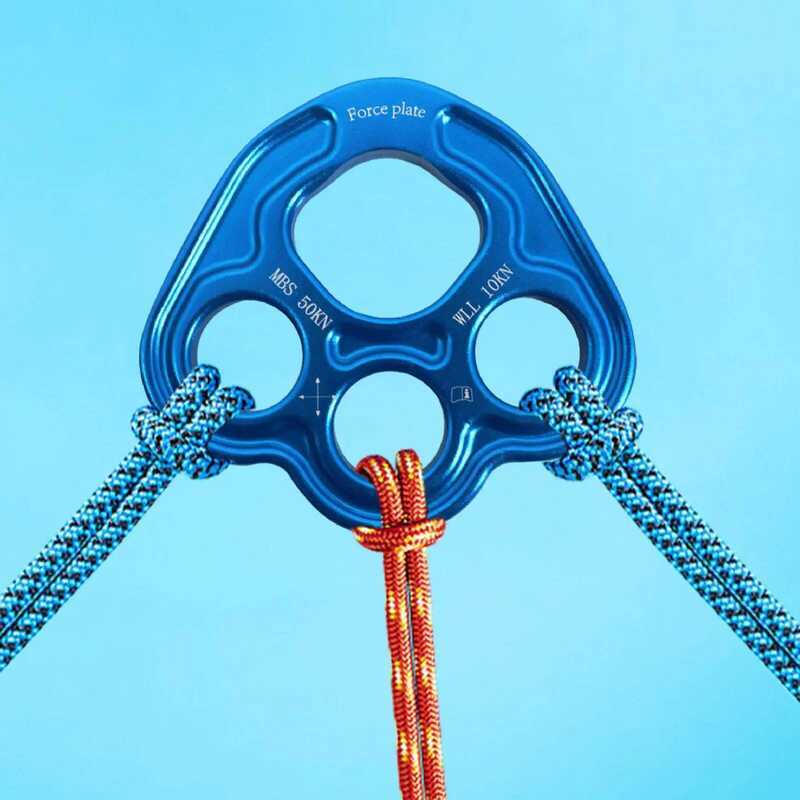 4 Holes Paw Plate Portable Lightweight Rigging System Heavy Duty Rock ...