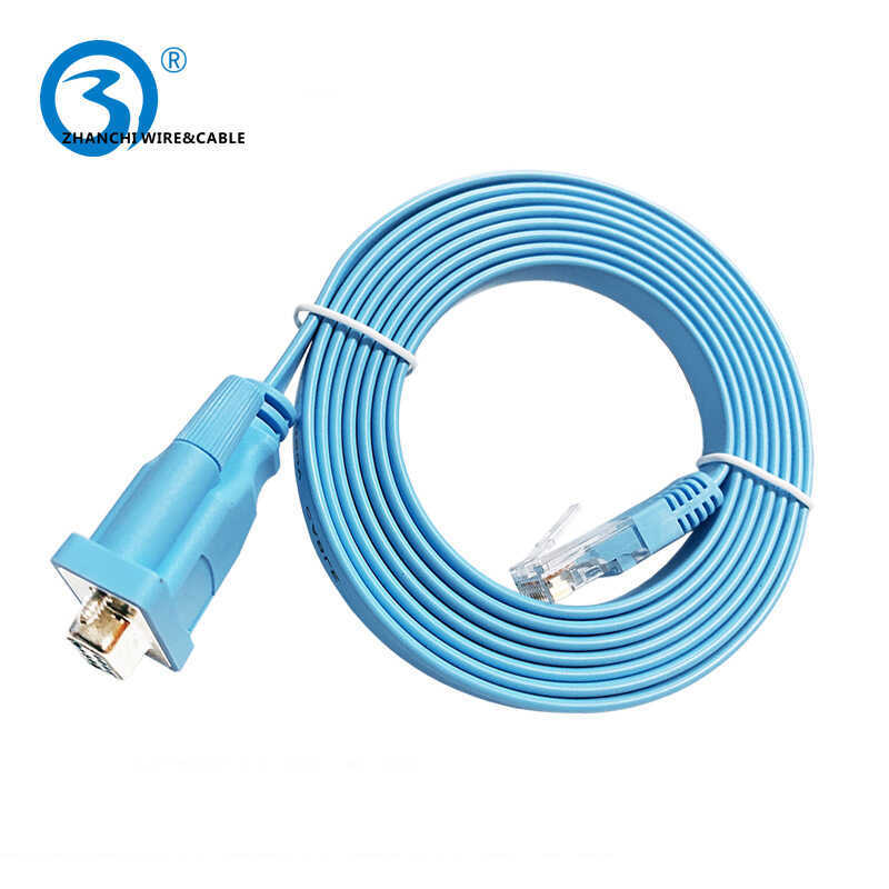 1.8M Serial Port DB9 to RJ45 Configuration RS232 Console Switch Router ...
