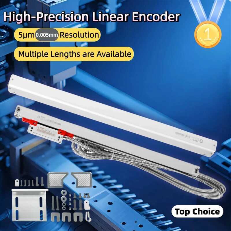Grating Ruler 0.005mm DRO Glass Linear Scale KA300 870mm~1020mm TTL ...