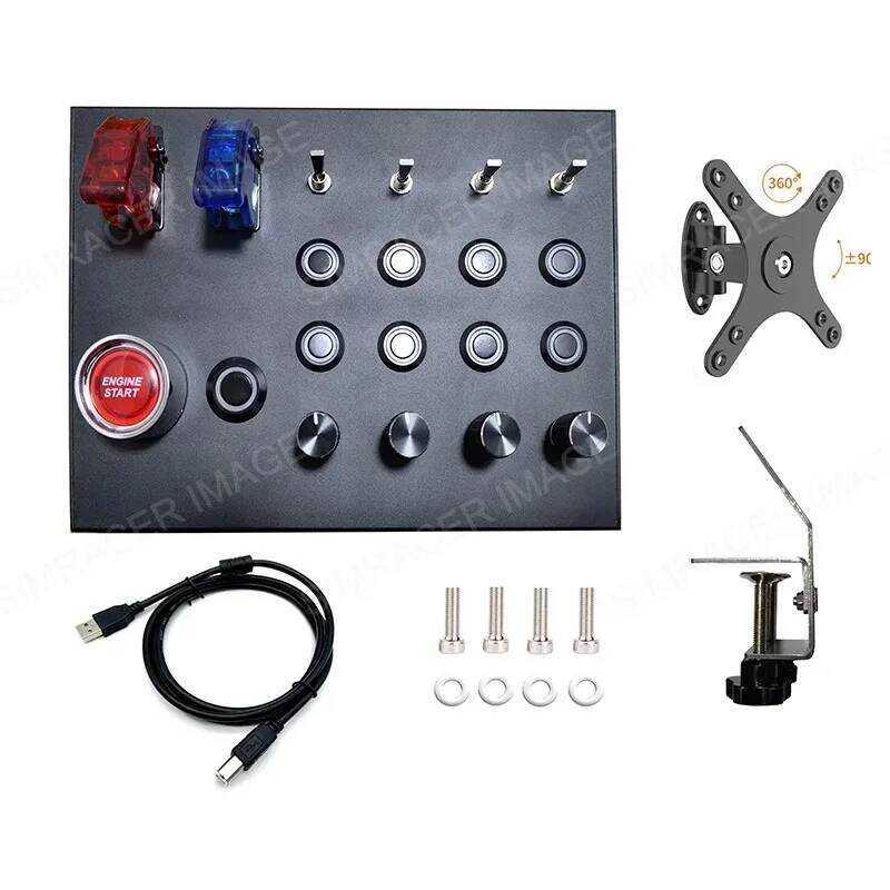 PC Simracing Center Button Box For Euro Truck Thrustmaster Moza Simagic ...