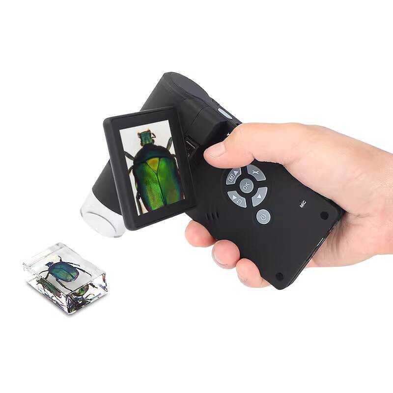 Oumeike Digital Microscope Electronic Handheld Magnifier with Screen 4 ...