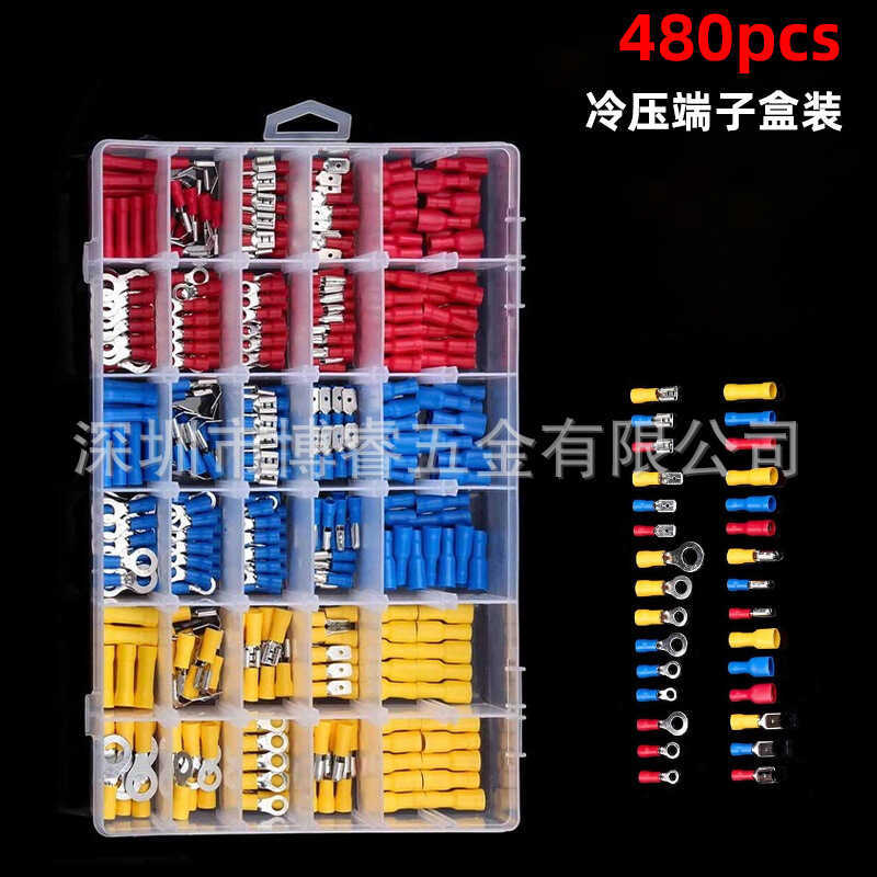 Terminals 480PCS/280/1200 Boxed Block Combination Pre-Insulated Cold ...