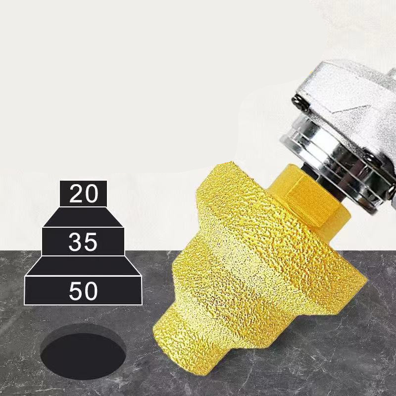 Diamond Chamfer Drill Bit M10 20 35 50mm for Angle Grinder Step Chamfer ...