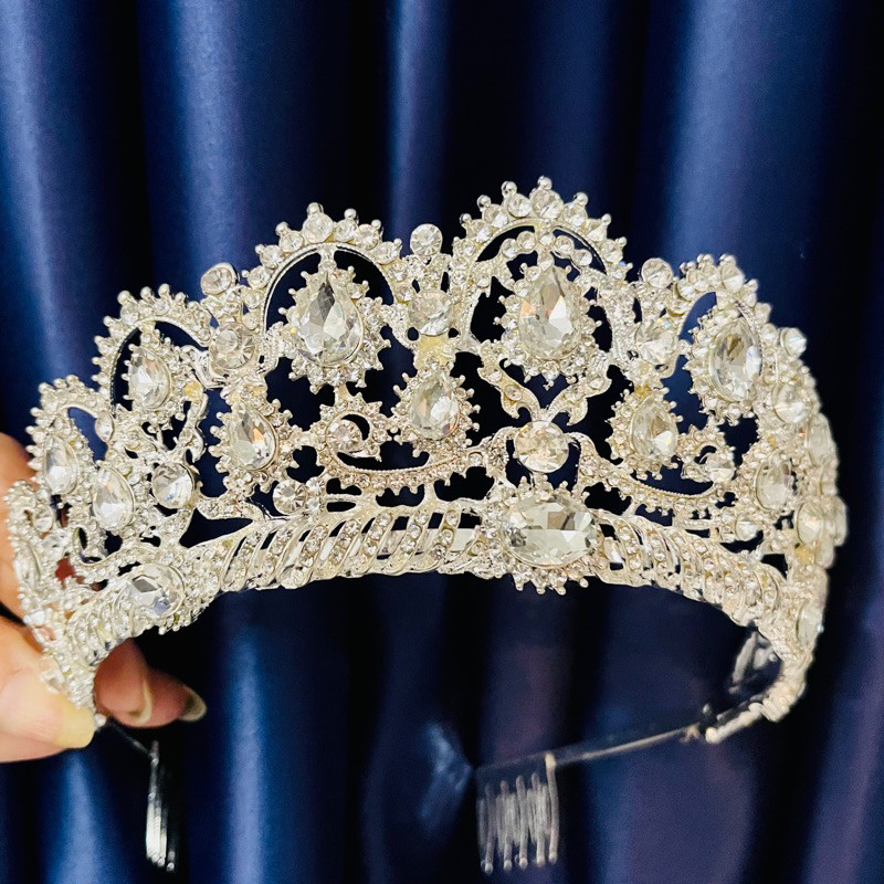 PAGEANT TIARA CROWN WITH DIAMOND | Shopee Philippines