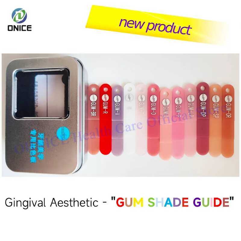 12-Color SHOFU New Dental Gingival Aesthetic Shade Guide - Professional ...
