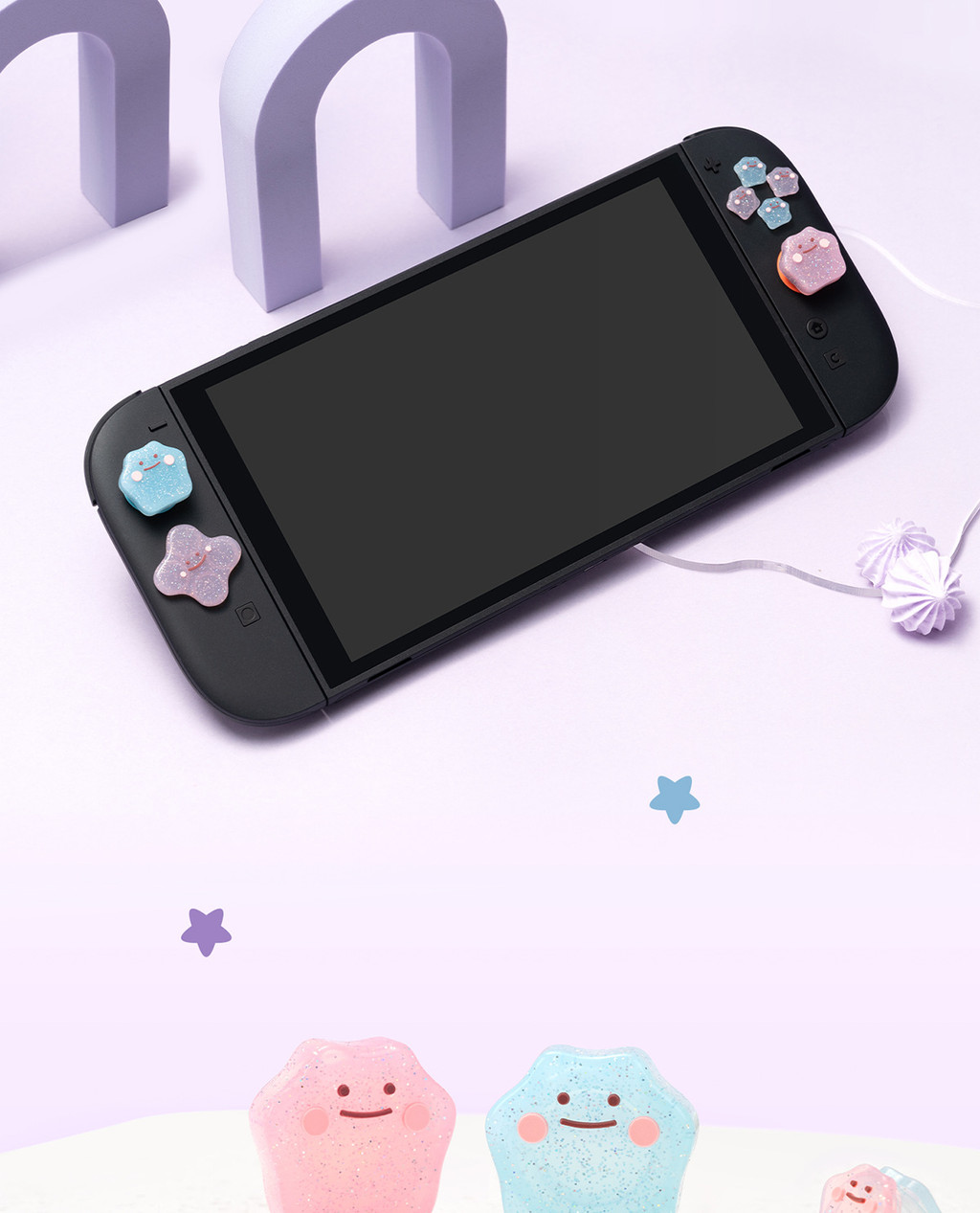 Ditto Theme Silicone Thumb Grip Caps and Button Caps for Nintendo ...