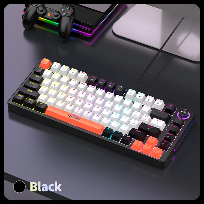 Zeus x Raiku 83Keys Wired RGB Mechanical Keyboard w/ Multi-Function ...