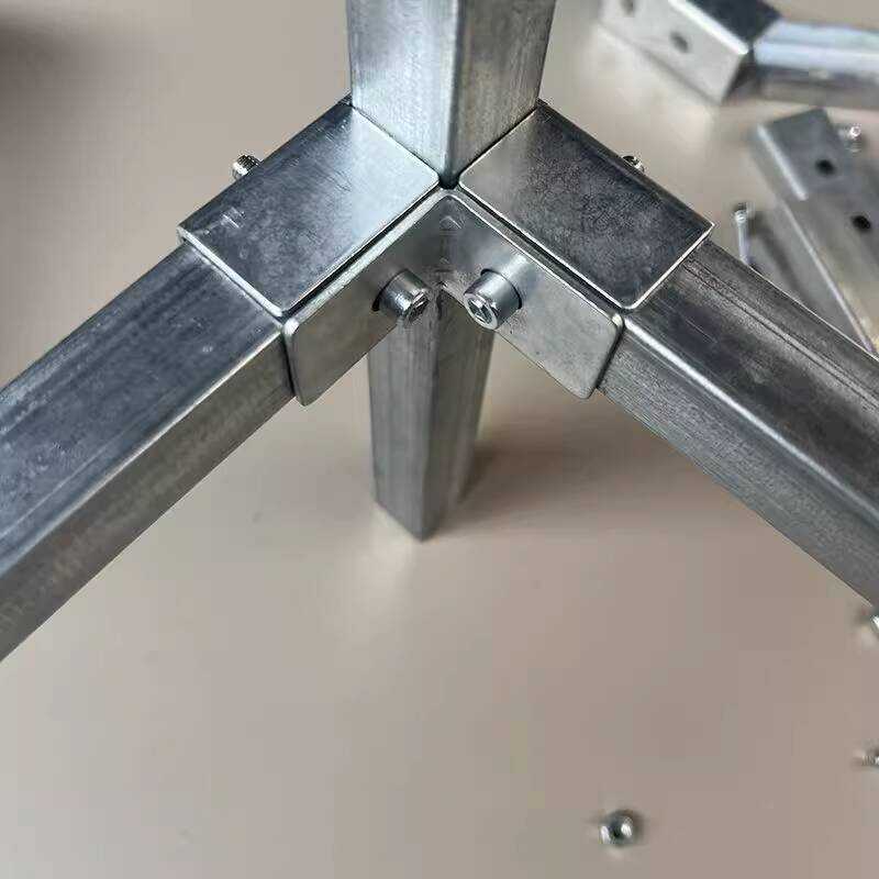 Gaanized Square Pipe Connector Fittings No Welding Required Snap Fixing ...