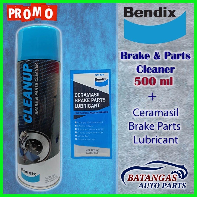 ⭐ ⚽︎ BENDIX Brake Cleaner 500ml (BBC4) + Ceramasil Brake Parts ...